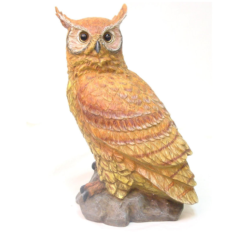Statue de jardin hibou incall of the wild