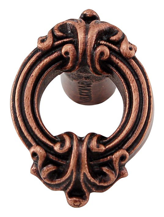 Sforza Novelty Knob, Antique Copper, 1" H x 1" W x 1.125" D