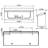 Townhouse Horizontal Non-Locking Wall-Mount Mailbox
