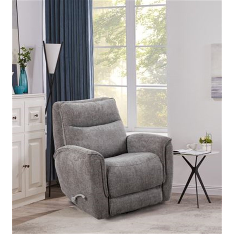 Fauteuil inclinable pivotant rembourré Man Wah Brisbane, Granite