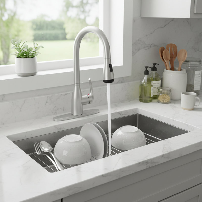 Modern Pull Down Kitchen Faucet(Set of 2)