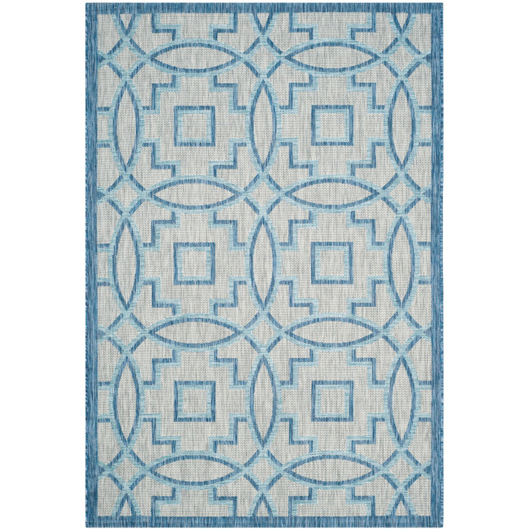 Mcdaniel Geometric Hand Woven Indoor / Outdoor Area Rug