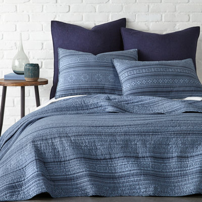 Ensemble de couette Tolteca Indigo King