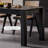 Black Rectangular Solid Wood Butterfly Leaf Dining Table-270133309