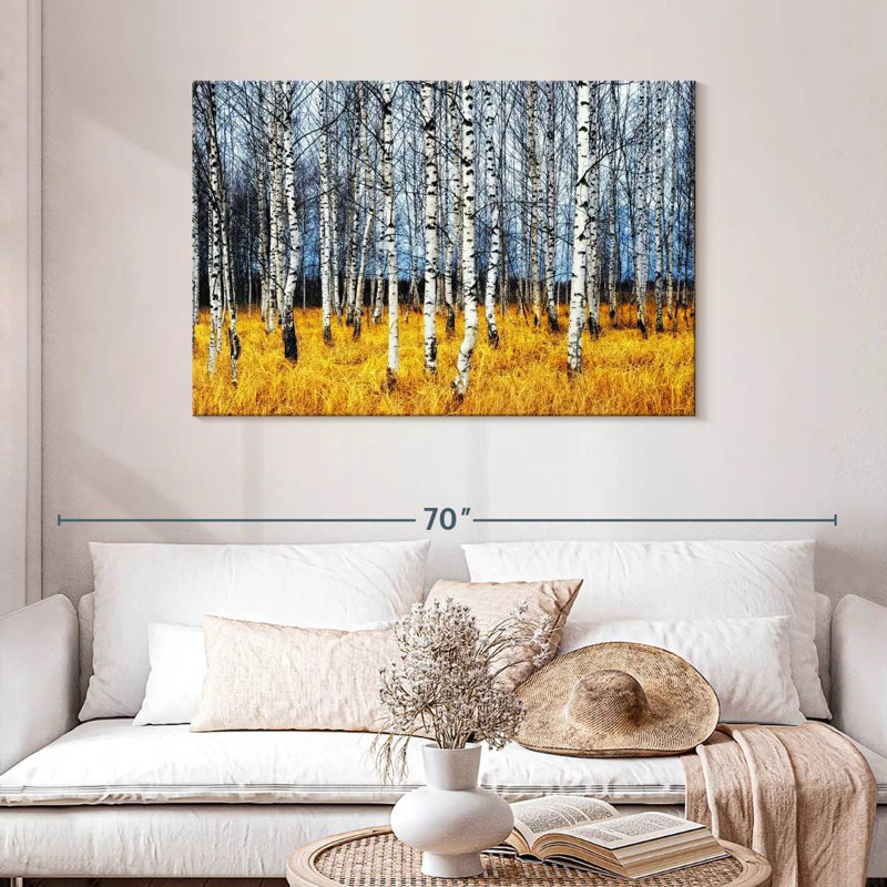Harnek Birch Trees In Fall, 30" H x 45" W