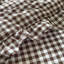 Ensemble de housse de couette à volants Gingham, ensemble de housse d'édredon à carreaux en microfibre prélavée-126276600-126276601