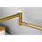 Pot Filler Faucet Wall Mount - Brass, Gold Color, Double Handles, Splash- Modern Brass Mount, Gold, Finish