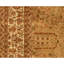 Hand Knotted Wool Area Rug in Gold And Beige