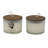 Jar Candle with Glass Holder