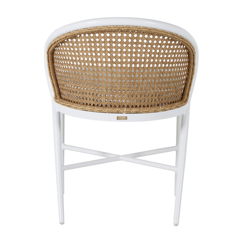Havana Side Chair, Chalk, No Welt, Arbor Chambray