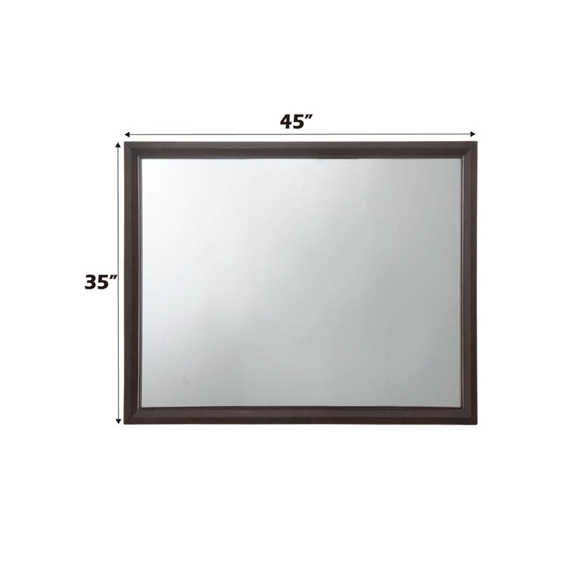 Espresso Finish Mirror