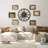 QXA764KLH Wall Clock, Black