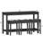 Mellisha 3-Person Counter Height Dining Set-825189346