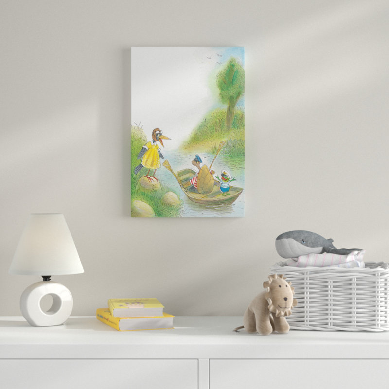 «Let's Swim a Boat», reproduction sur toile tendue, H 60 po x l 40 po