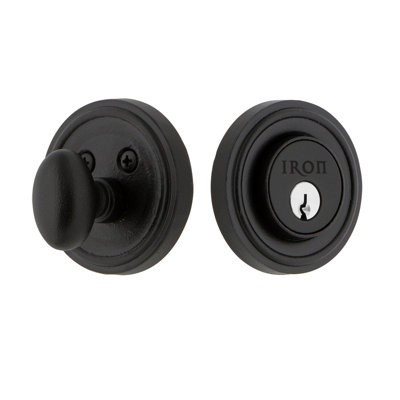 Ageless Iron Single Cylinder Deadbolt