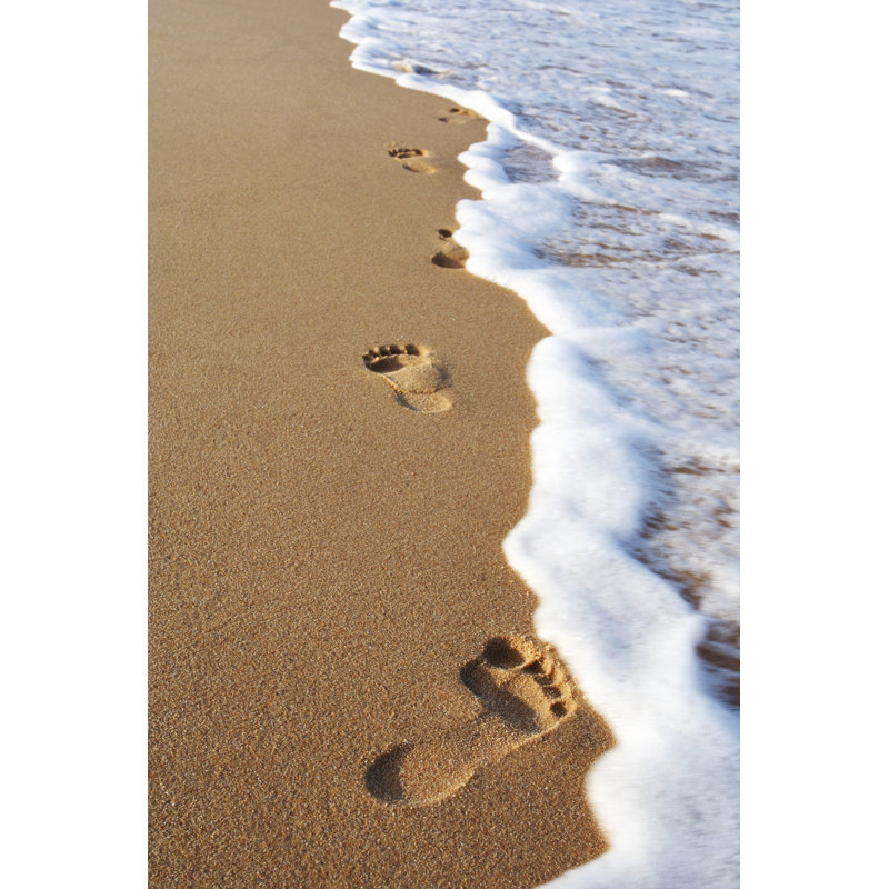 Beach by Claylib - No Frame Print on Canvas, 122cm H x 81cm W