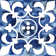 Cobalt Tile III by Grace Popp - Wrapped Canvas Painting