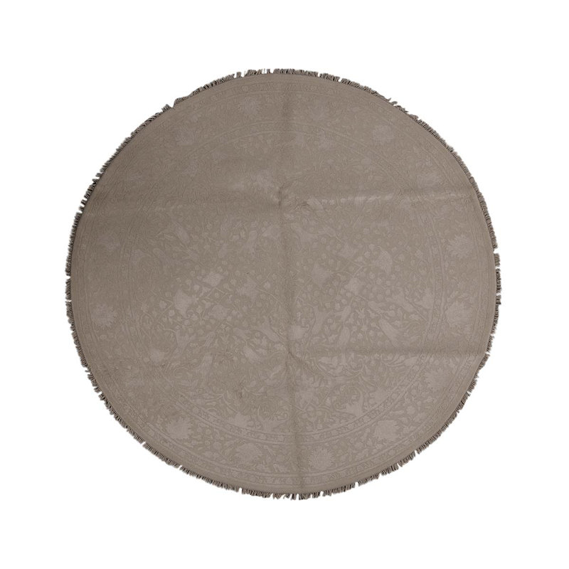 Wool Oriental Area Rug in Gray