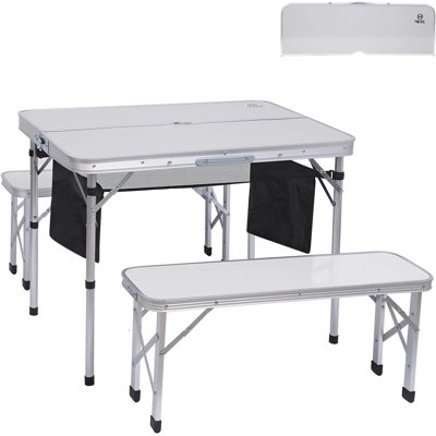 Table de pique-nique extérieure L 35,5 po x l 23,63 po
