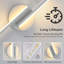 Azayleah Aluminium Indoor LED Wall Sconce-708147991-711924713