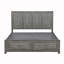 Lit plateforme en bois avec tiroirs-28533387