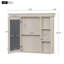 Armoire murale de salle de bain avec porte miroir-1120323035