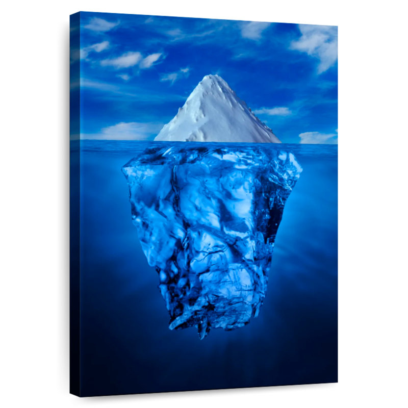 Alvord Iceberg Water Line, 24" H x 16" W