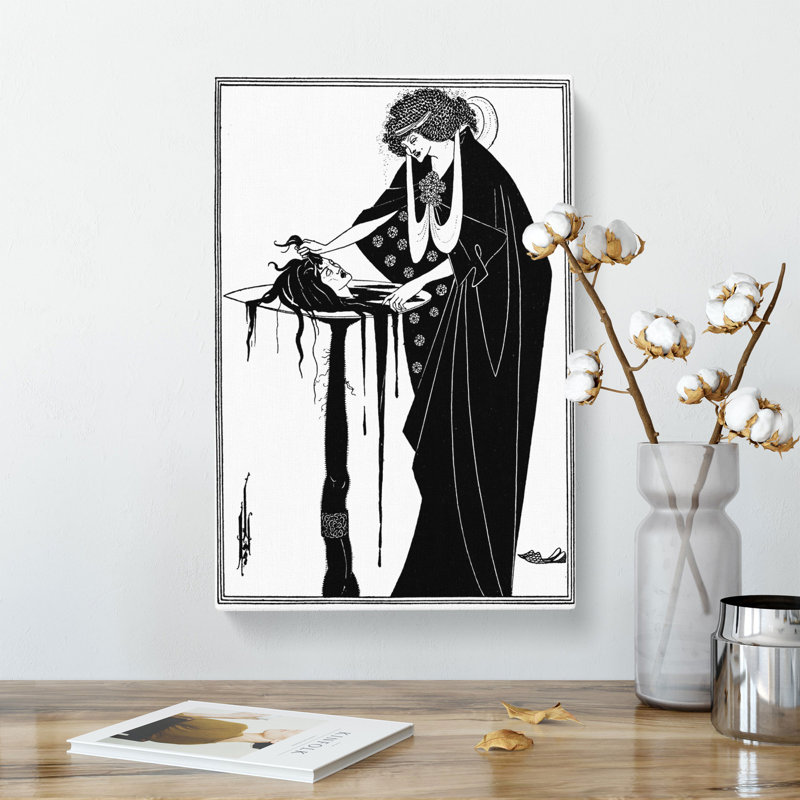 A Tragedy In Act One Vol.2 by Aubrey Beardsley - Wrapped Canvas, 50cm H x 35cm W x 3cm D