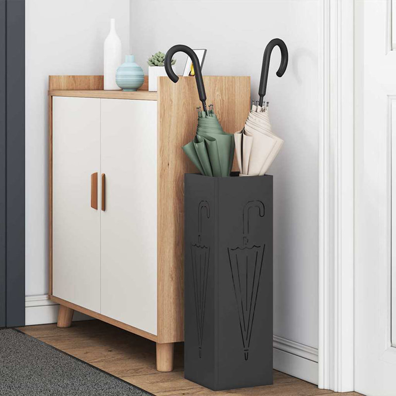 Metro Lane Steel Storage Tub & Tote, Black
