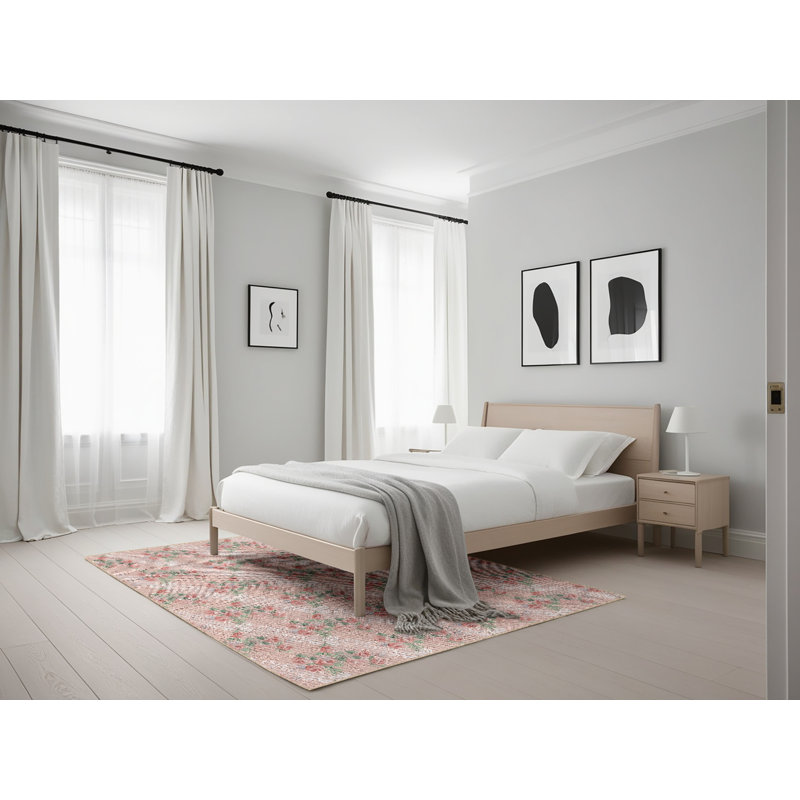Kaisha Floral Indoor Rug, Rectangle 5' x 7'