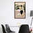Toile avec cadre en bois brun classique n'est pas disponible