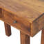 Bureau d'écriture 1 tiroir Tula Chestnut