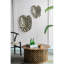 Décoration murale en feuille d'or 24,8 x 17,3 x 2 po-1462148114