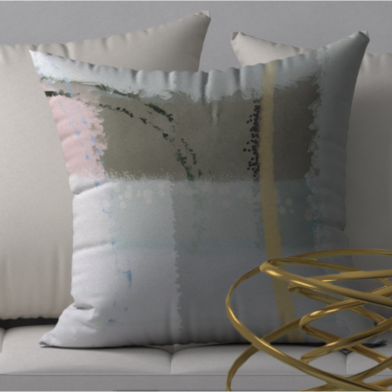 Magnifique housse de coussin décorative carrée/insert, 24" X 24"
