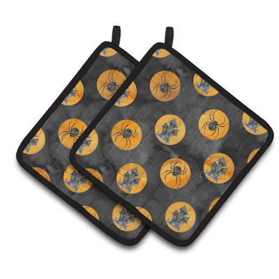 Caroline's Treasures Halloween Polyester Potholder Set