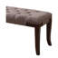 Banc capitonné Linon, tissu