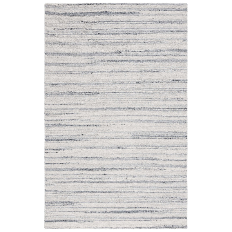 Pecktonville Hand Woven Performance Abstract Rug, Rectangle 4' x 6'
