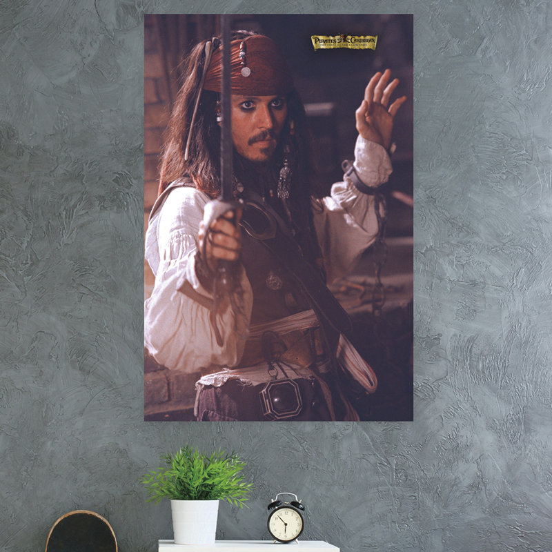 « pirates de the caraïbes-jeanne », impression sur papier
