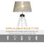 Lampe trépied DEL 56,25 po Hetti