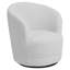 Anazia Upholstered Swivel Armchair