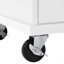 Chariot pour îlot de cuisine avec armoire de rangement et deux roues verrouillables, bureau, armoire à micro-ondes, buffet de service sur pied pour salle de cuisine, salle à manger, salle de bain