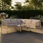 206cm Wide L-Shaped Patio Sectional with Cushions