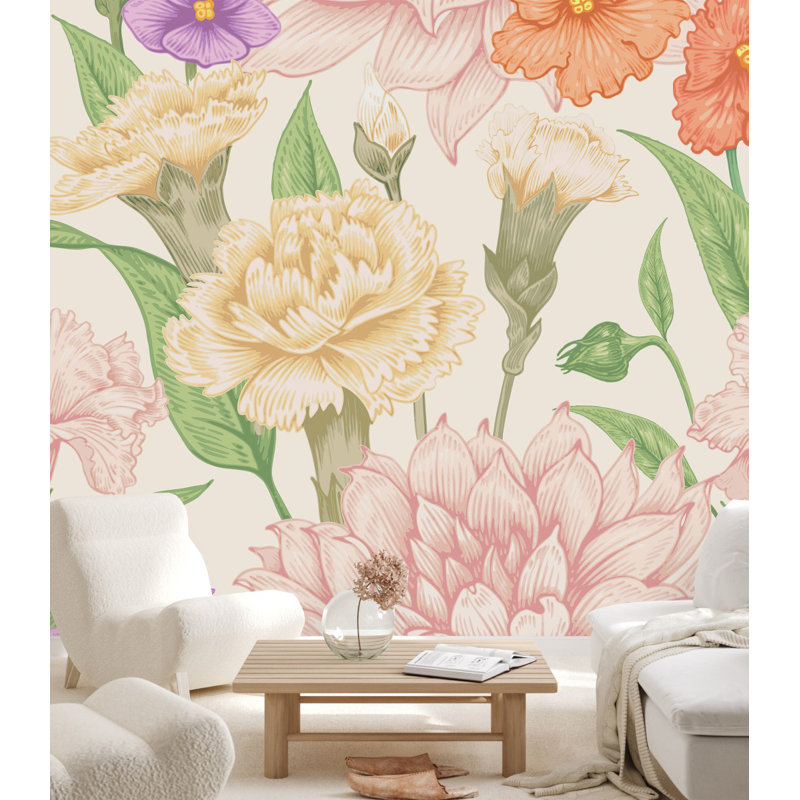 Murale pelez et collez, L 10,42 pi x L 10,42 pi
