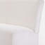 Causeuse 49 po avec housse bouclée beige 49 po avec coussin en éponge haute densité et pieds brun clair pour les salons modernes