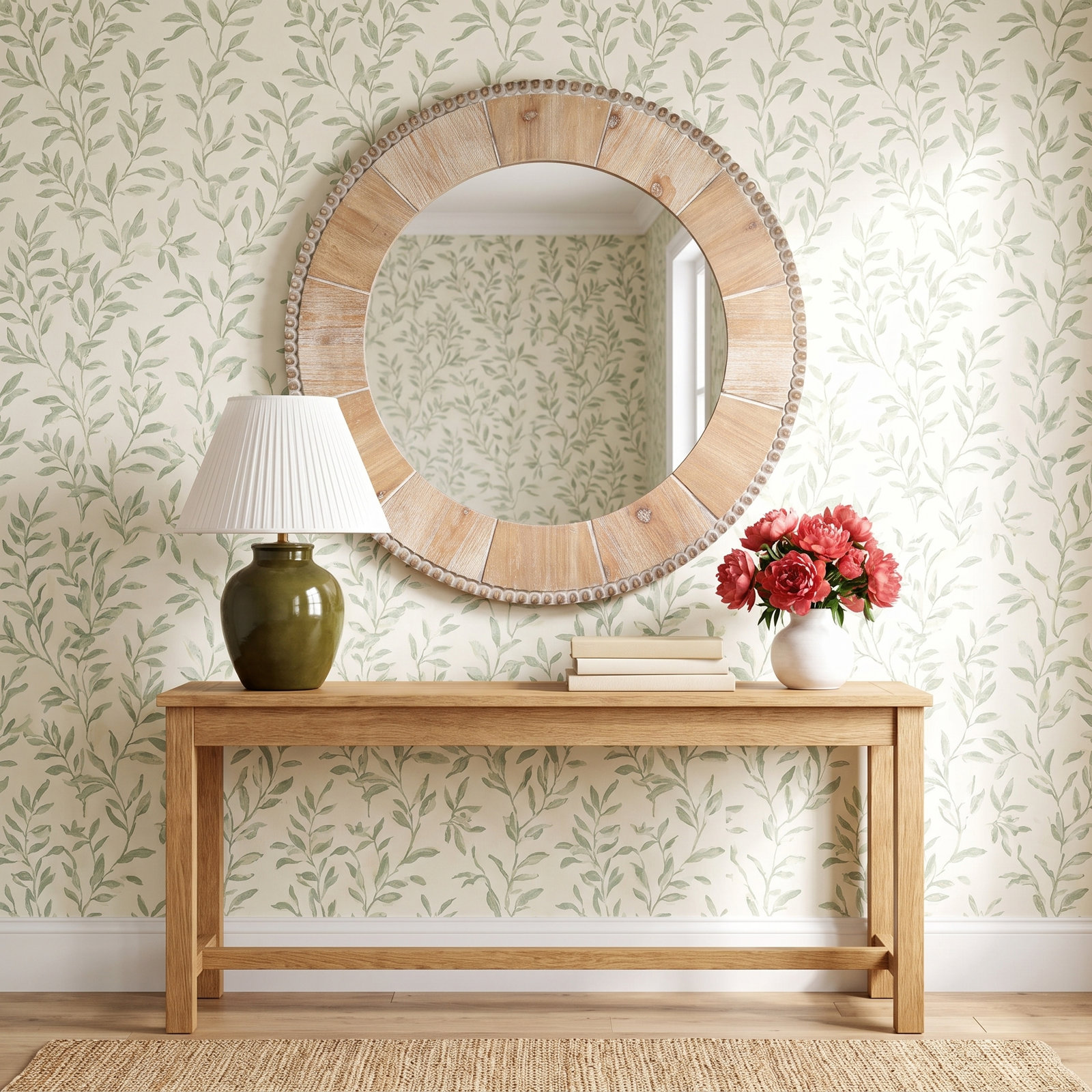 Wood Flat Mirror