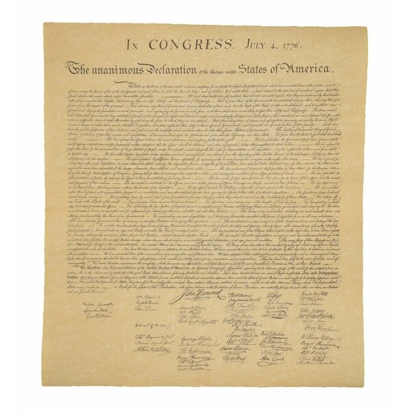 Treasure Gurus US Declaration of Independence Historical Document