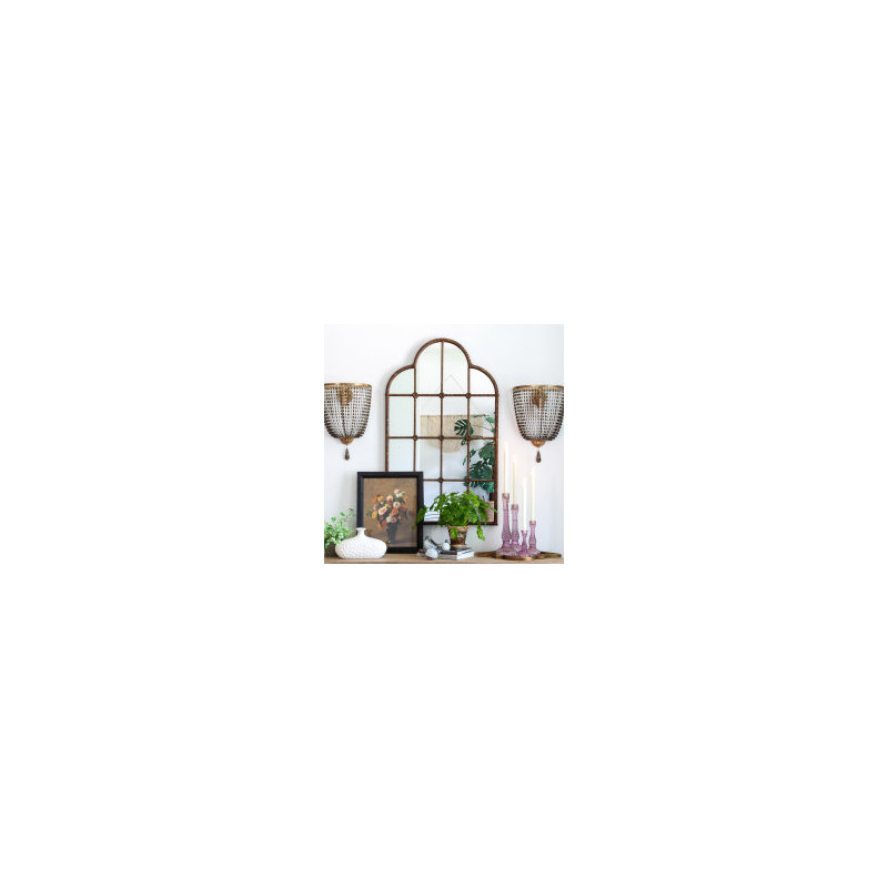 Southern Classic Arch Iron, Manufactured Wood Mirror