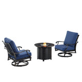 Contessia 2 - Person Patio Conversation Sets with Cushions
