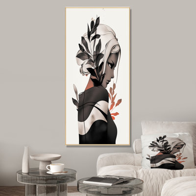 Dessin de femme tropicale, dessin I