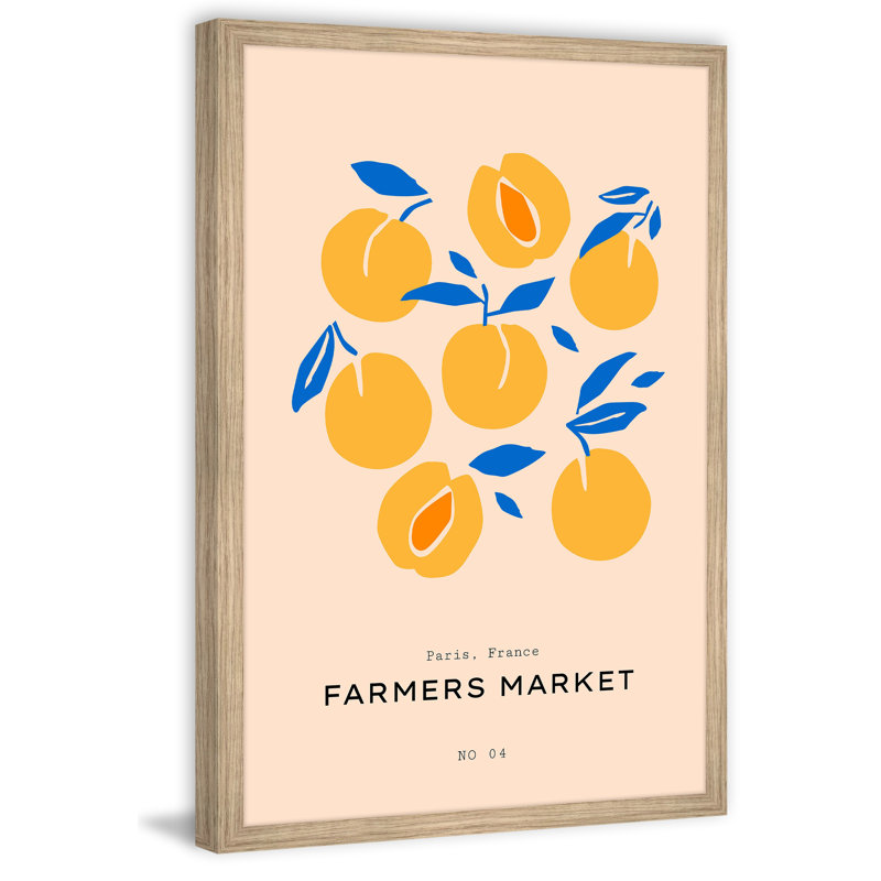 Paris Farmers Market by Marmont Hill - Single Picture Frame Painting, 91cm H x 61cm W